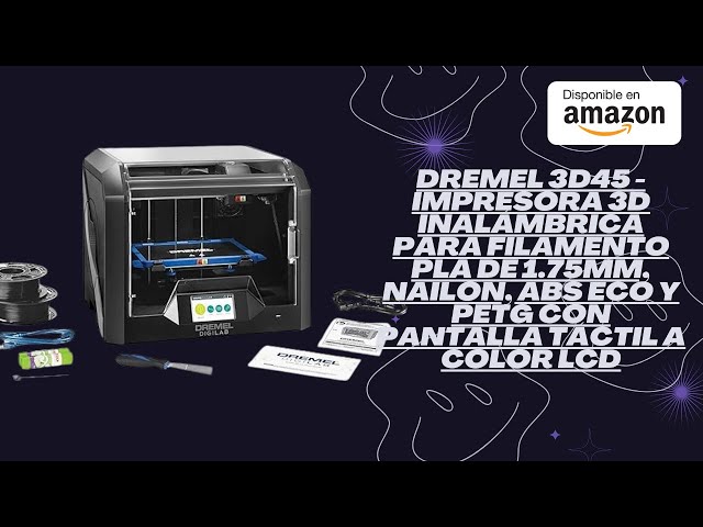 Vídeo relacionado con Amazon Basics Filamento para impresora 3D, plástico ABS, cinta de 1 kg, 1.75 mm, negro