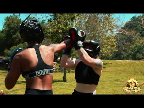 Women Fight In The Park : Model vs College Student