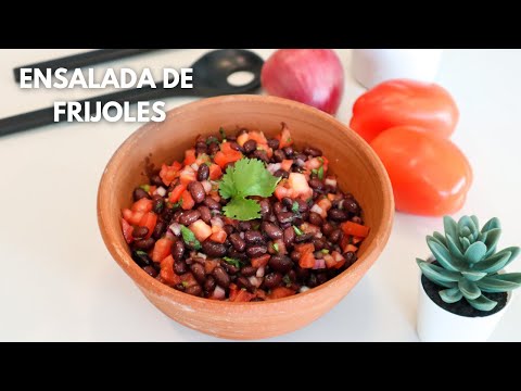 ENSALADA DE FRIJOLES | Lista en Solo 10 Minutos!