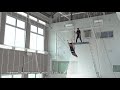 09 Level 3 Halftime Straight Jump Catch　：　Fly'n Fit　trapeze studio　空中ブランコ