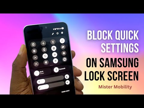 How To Disable Control Panel On Samsung Lock Screen - Block Quick Settings