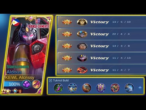ALDOUS BEST BUILD TO GET 13X WINSTREAK ON RANKED MATCH! NEW OP BUILD! ALDOUS BEST BUILD 2022 - MLBB