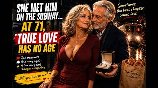 AT 71, SHE THOUGHT LOVE WAS OVER… THEN SHE MET A 74-YEAR-OLD MAN ON THE SUBWAY ❤️