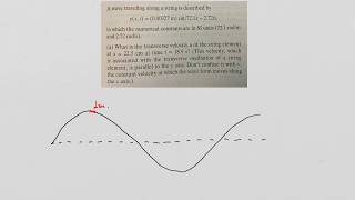 Transverse Velocity And Acceleration Of A String Element