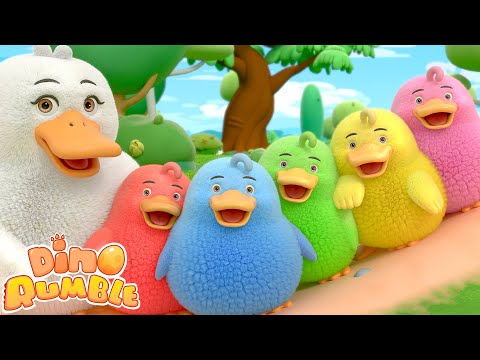 🌈Learn Colors & Numbers with Ducks: Animated Nursery Rhymes🟥🟨🟦