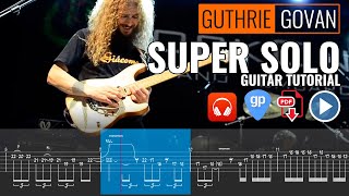 Guthrie Govan Solo Live Animated Tab - Lesson Tutorial