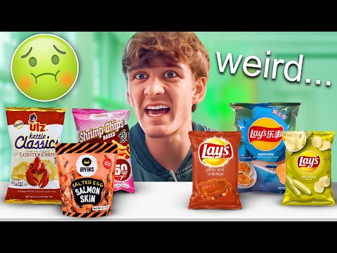 TRYING THE WORLDS WORST POTATO CHIPS🥴