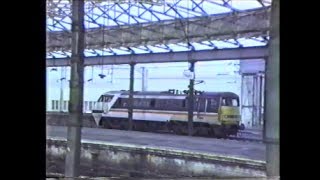 preview picture of video 'Trains In The 1990's   Rugby, December 1991 Part 2'