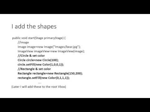 Two Minute Java  Adding Images and Shapes to JavaFX