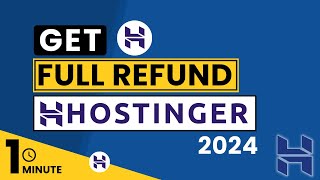 How To Refund From Hostinger 2024 | Return Hostinger Hosting And Domain