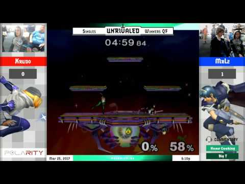 Unrivaled 6 Melee - Krudo (Sheik) vs Mrlz (Marth) - Winners Quarters
