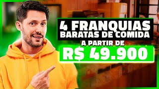 4 FRANQUIAS BARATAS E LUCRATIVAS DE COMIDA QUE VALEM A PENA INVESTIR EM 2024