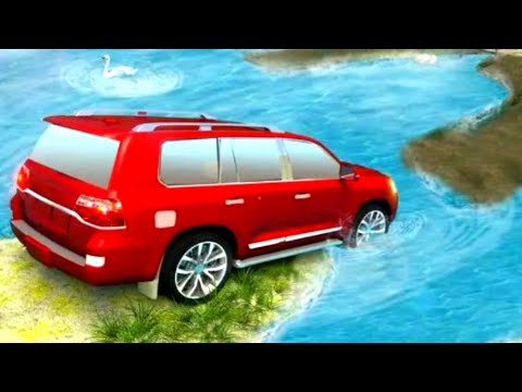 Prado Car Water Driving | Suv Driving - Prado Car Games | Android Gameplay
