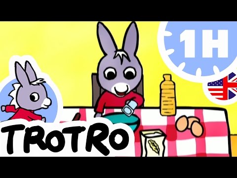 TROTRO ENGLISH - 🌞1 hour🌙 - Compilation #01 - Trotro the cook