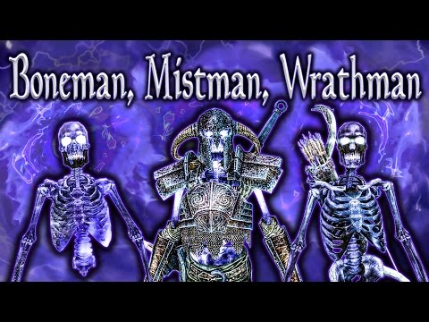 Skyrim SE - Conjure Boneman, Mistman & Wrathman - Unique Spells Guide