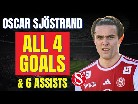 Oscar Sjöstrand - ALL 4 GOALS & ASSISTS FOR SANDVIKENS | Skills & Highlights