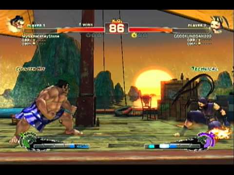 Ibuki vs E Honda PSN match Super Street Fighter 4 Arcade Edition