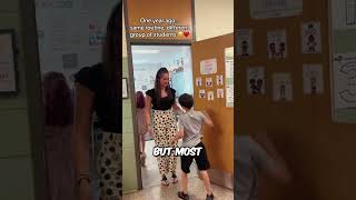 This teacher gives her students the love they need ❤️