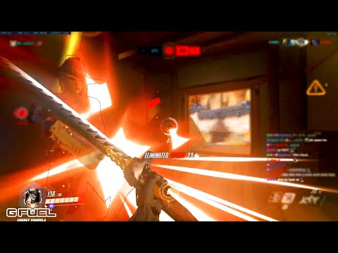 Necros Fastest Carry Genji - 41 elims! [ Overwatch Season 30 Top 500 ]