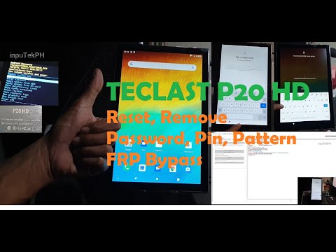Teclast P20 HD│Screen Lock Removal Via Samfirm Tool