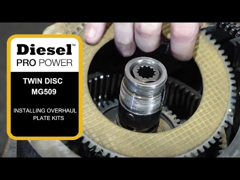 Twin Disc MG509   Installing The Overhaul Plate Kits