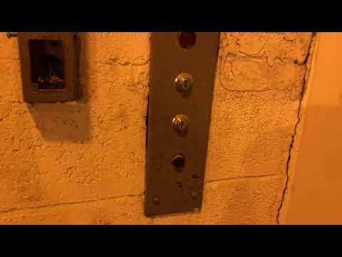 Vintage Marshall hydraulic freight Elevator 53 - The Highline - South Side, Pittsburgh, PA