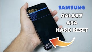 Samsung Galaxy A54 5G How Hard Reset Removing PIN, Password, Fingerprint pattern No PC