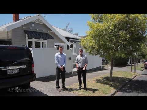 43 Stanmore Road, Grey Lynn - Daryl Spense & Mitchell Roberts - Video by Myagent.co.nz
