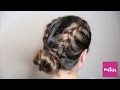 French Braids In A Messy Bun Tutorial Metiza