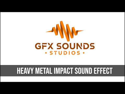 Heavy Metal Impact Sound Effect