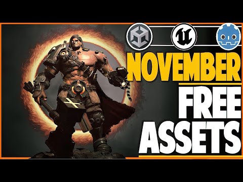 November FREE Game Assets Giveaway -- Unreal Engine, Unity and Universal Assets!