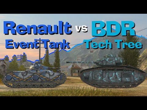 WOT Blitz Face Off || Renault G1 vs BDR G1 B