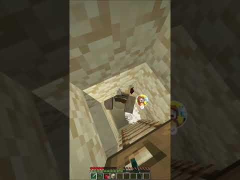 Minecraft: Secret OP CHEST in SAND TEMPLE! #shorts