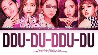 Download lagu [Karaoke] BLACKPINK (블랙핑크) 'DDU-DU DDU-DU'  (Color Coded Eng/Rom/Han/가사) (5 Members) mp3