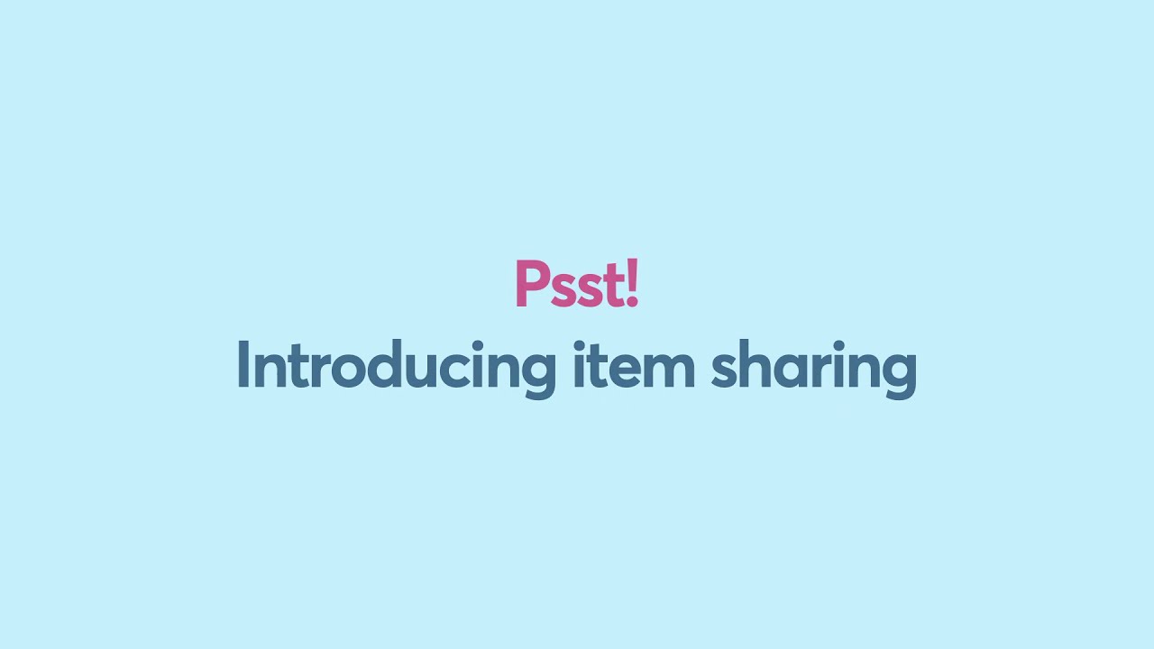 Psst! Introducing item sharing in 1Password - YouTube