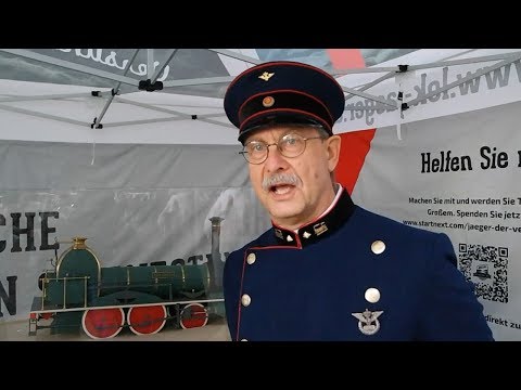 Projekt Lokbergung Rhein - "Jäger der versunkenen Lok" (Lokjäger) - Interview am Int. Spur1-Treffen