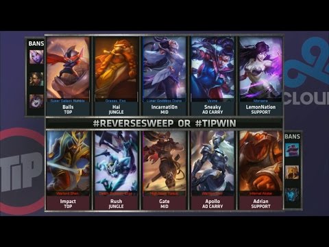 TIP vs C9 Game 4 Highlights - TEAM IMPULSE vs CLOUD 9 - SEMIFINALS NA LCS SUMMER 2015 REGIONALS