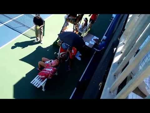 Kiki BERTENS swears at Vancouver Open 2015