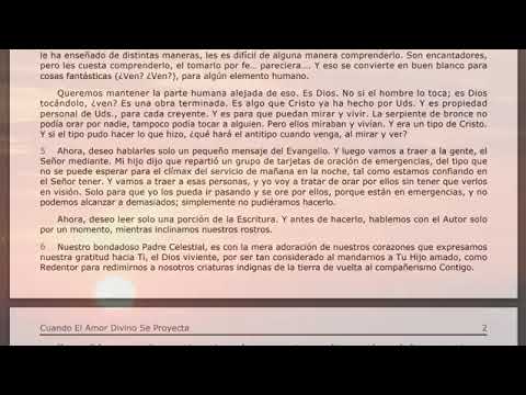 57-0126E.  Cuando El Amor Divino Se Proyecta ,,. Hno WILLIAM BRANHAM