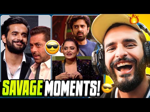 Reacting to BIGG BOSS SAVAGE moments😍