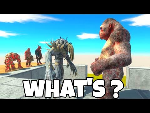 1 VS 1 INFERNALS VS MUTANT PRIMATES - Animal Revolt Battle Simulator