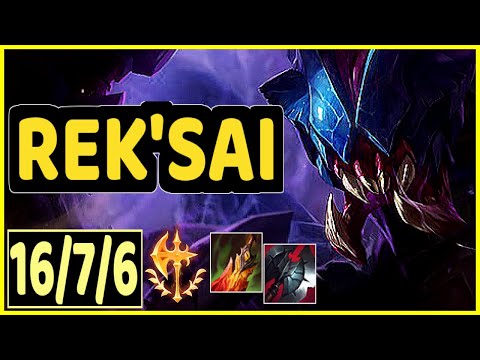 REK'SAI VS JAX - 16/7/6 KDA JUNGLE GAMEPLAY EMERALD II