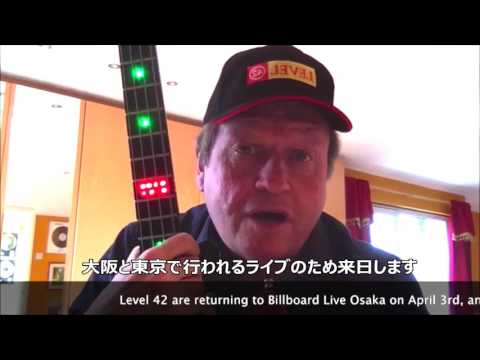 Mark King from Level 42 Video Message for Billboard Live Tour 2017