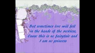 Ashley Tisdale - No Princess Lyrics