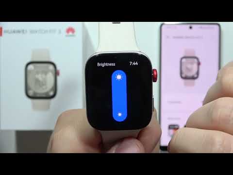 HUAWEI Watch Fit 3: Change Screen Brightness Level