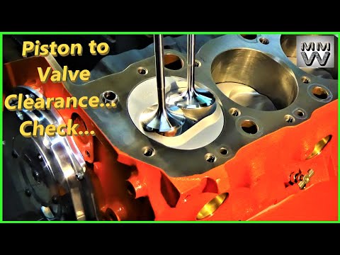Piston to Valve Clearance Check...#15 Chevy 454 Big Block Performance Build..