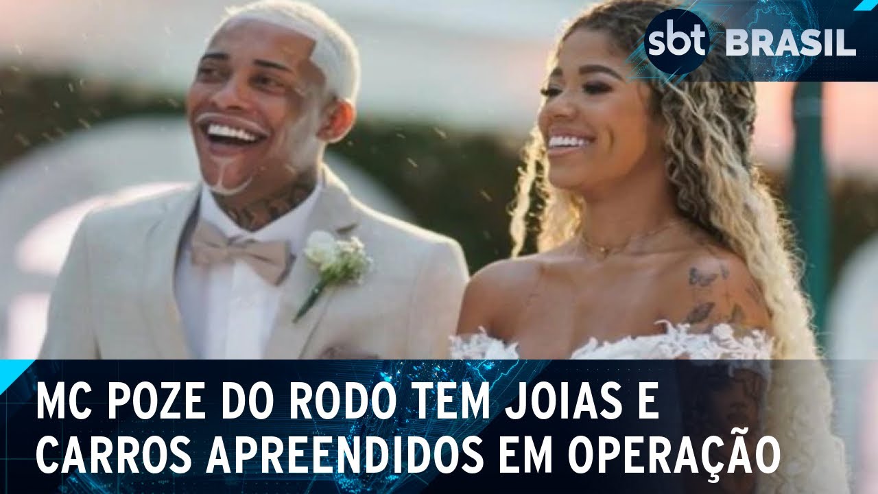 Esposa do MC Poze do Rodo é um dos alvos de operação contra rifas ilegais | SBT Brasil (01/11/24)