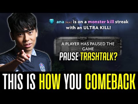 This is how you COMEBACK by ANA - 2x ULTRA KILL DOTA 2