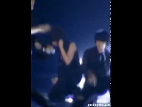 [Fancam]100528 Music Bank - Miinah_Yesung