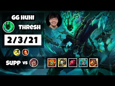 Thresh vs Sett GG huhi SUPPORT (2/3/21) - v11.6